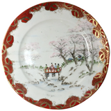 Set of 3 Japanese Cherry Blossom Plates