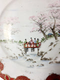 Set of 3 Japanese Cherry Blossom Plates