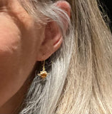 14kt- Star Earrings